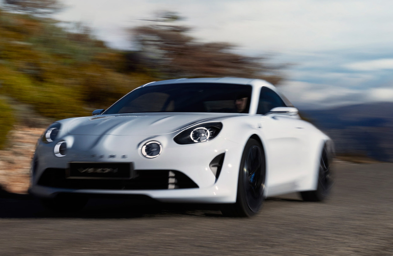 This is the Alpine Vision concept, looking very close to production.